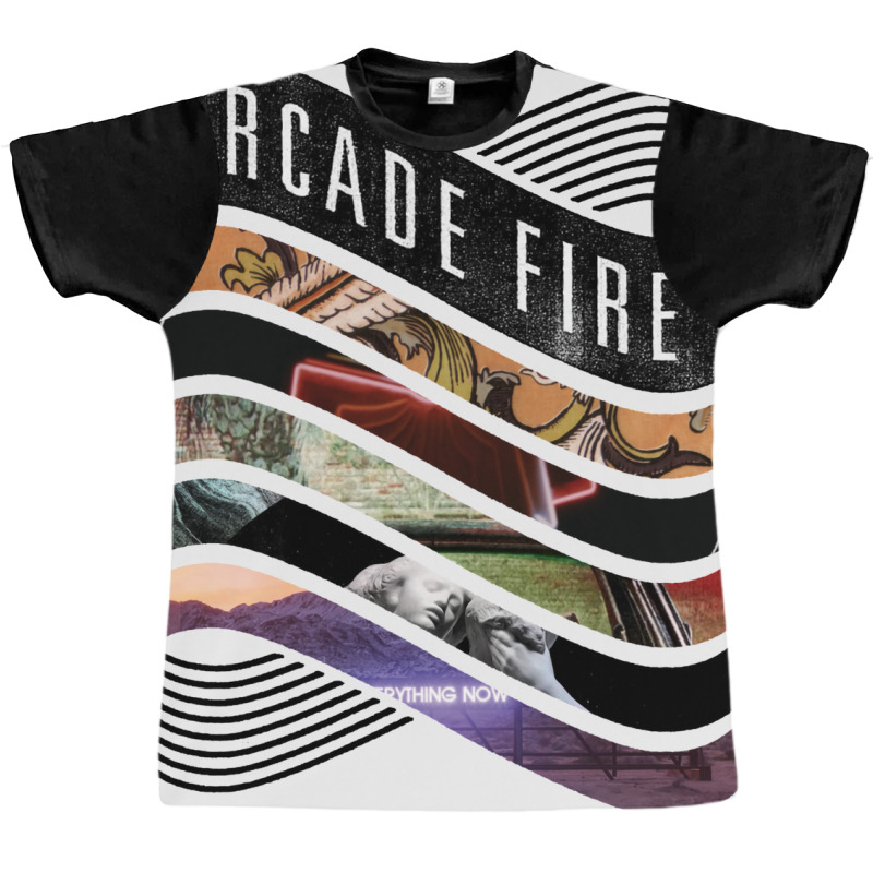 Arcade Fire   Discography Graphic T-shirt by chiarimagke | Artistshot