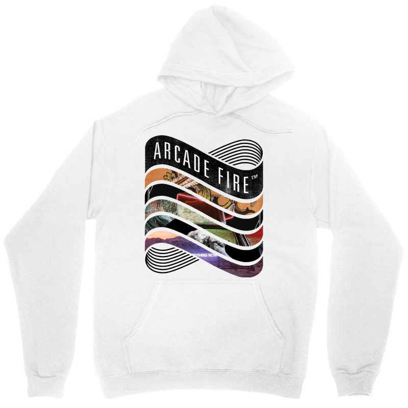 Arcade Fire   Discography Unisex Hoodie by chiarimagke | Artistshot