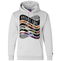 Arcade Fire   Discography Champion Hoodie | Artistshot