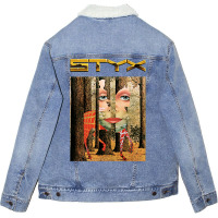 Blue Collar Man   Nature Unisex Sherpa-lined Denim Jacket | Artistshot