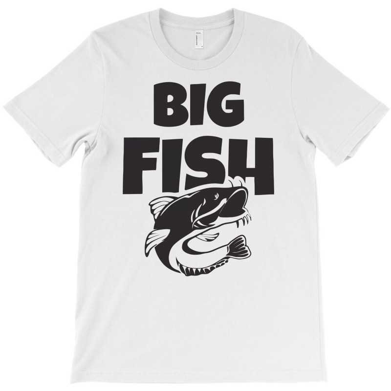 Custom Big Fish Catfish Funny T-shirt By Milamaftah - Artistshot