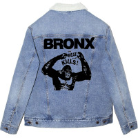 Of New 01 The Bronx  Genres Hardcore Punk Classic Tshirt Unisex Sherpa-lined Denim Jacket | Artistshot