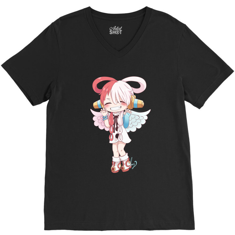 Chibi Uta V-neck Tee | Artistshot