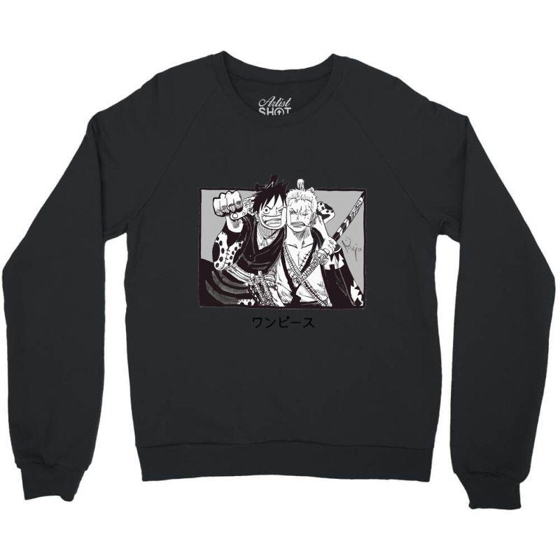 Luffy And Zoro   One Piece Crewneck Sweatshirt | Artistshot