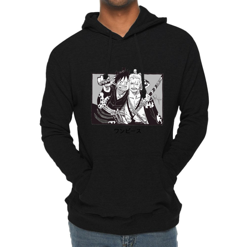 Luffy And Zoro   One Piece Lightweight Hoodie | Artistshot