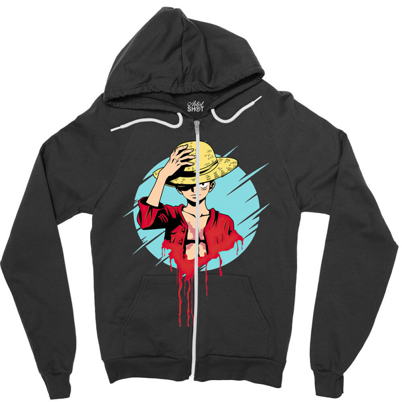 Anime One Piece Zipper Hoodie | Artistshot