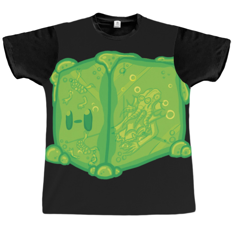 Green Gelatinous Cube Graphic T-shirt | Artistshot