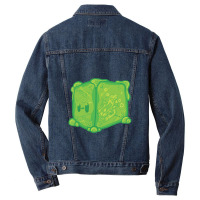 Green Gelatinous Cube Men Denim Jacket | Artistshot