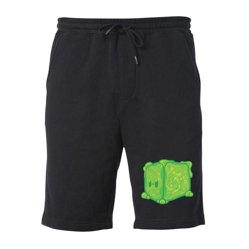 Green Gelatinous Cube Fleece Short | Artistshot