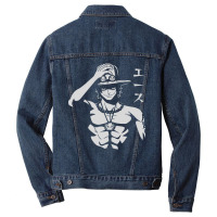 Portgas D Ace Men Denim Jacket | Artistshot