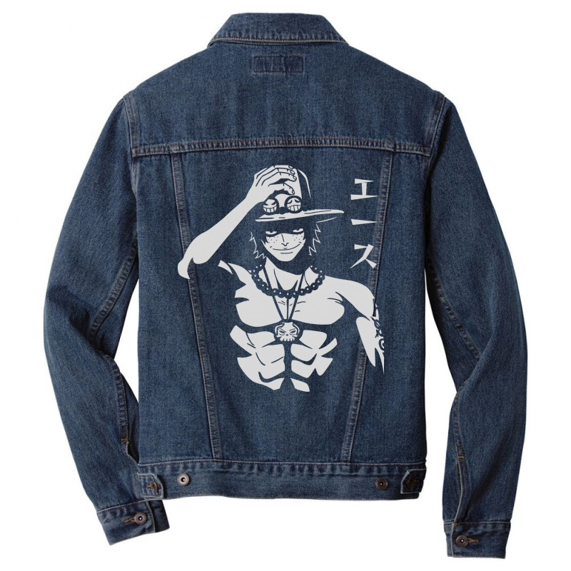 Portgas D Ace Men Denim Jacket | Artistshot