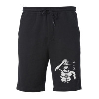 Portgas D Ace Fleece Short | Artistshot