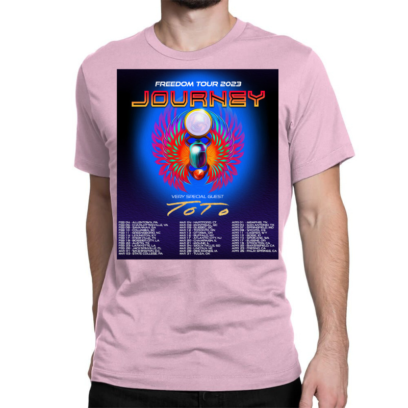 Jrny Freedom Tour 2023 With Locations Ang Dates Classic T-shirt by calceabbane2 | Artistshot