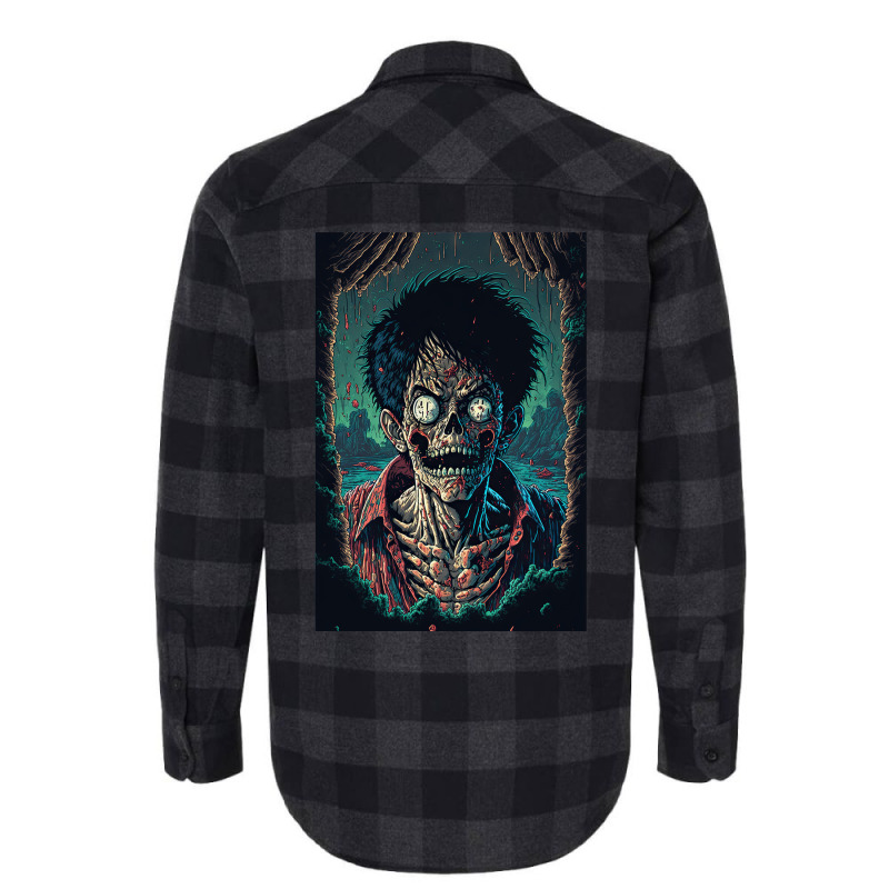 Zombie Luffy Flannel Shirt | Artistshot