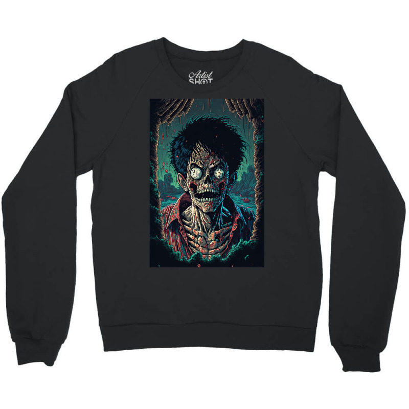 Zombie Luffy Crewneck Sweatshirt | Artistshot