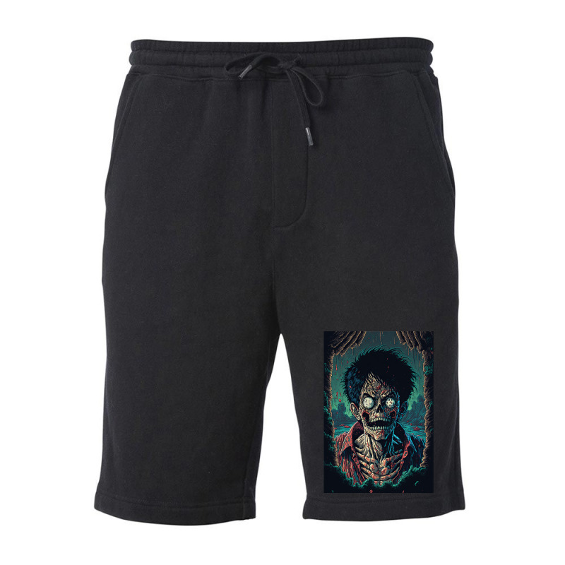 Zombie Luffy Fleece Short | Artistshot