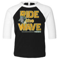 Ride The Wave Oakland Toddler 3/4 Sleeve Tee | Artistshot