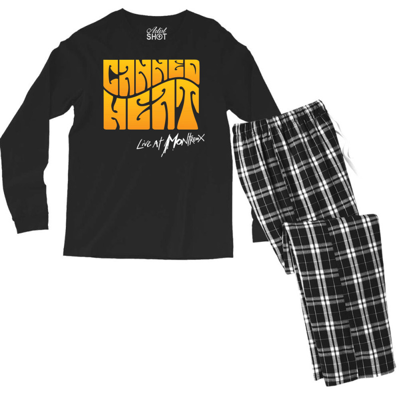 Canned Heat   E Men's Long Sleeve Pajama Set | Artistshot