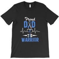 T1d Proud Dad Diabetes Awareness Type 1 Insulin Pancreas T-shirt | Artistshot