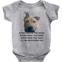 Barley I'll Be Watching You T Shirt Baby Bodysuit | Artistshot