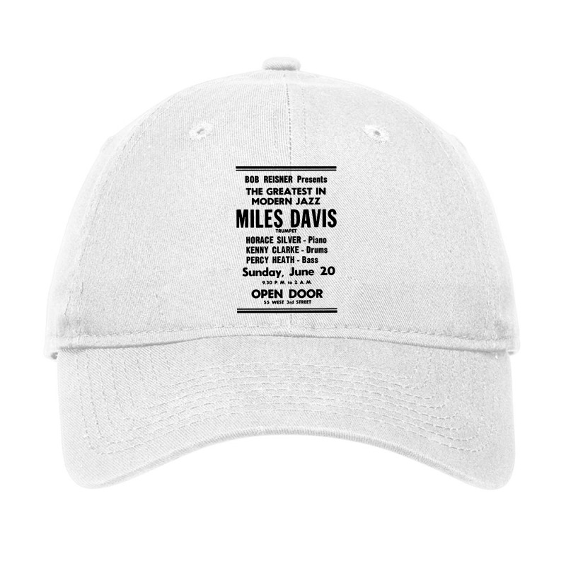 Miles Jazz Retro Faded Styled Design Adjustable Cap by TrendTee | Artistshot