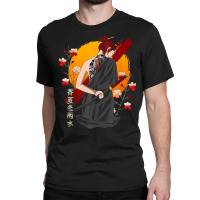 Japanese Samurai Vintage Sakura Cherry Blossom Katana Sword T Shirt Classic T-shirt | Artistshot