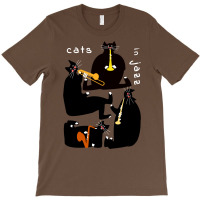 Cats In Jazz Classic  Tumblr T-shirt | Artistshot