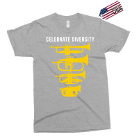 Celebrate Diversity Funny Trumpet Flugelhorn Cornet Pocket Trumpet Gif Exclusive T-shirt | Artistshot