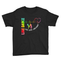 Line Dance  Live Love Line Dance Youth Tee | Artistshot