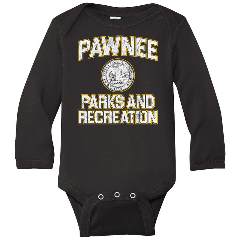 Pawnee Parks And Recreation Long Sleeve Baby Bodysuit by NicholetteJeanHastings | Artistshot