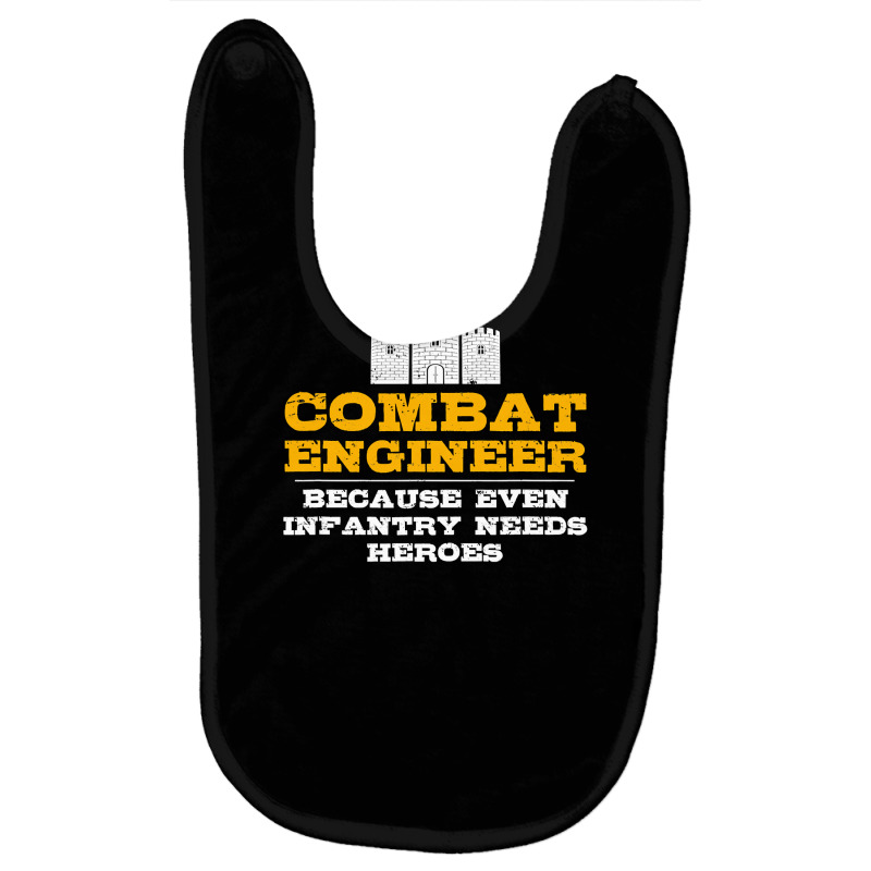 Combat Engineer  Engineer Gifts  Army Engineering Baby Bibs by casaniuy89 | Artistshot