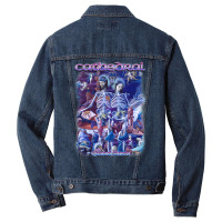 Cathedral The Nival Bizarre Classic Old School Uk Doom Stoner Metal Men Denim Jacket | Artistshot