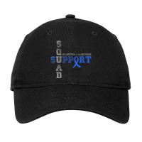 Womens Support Squad Type 1 Diabetes Awareness Ribbon V-neck Adjustable Cap | Artistshot