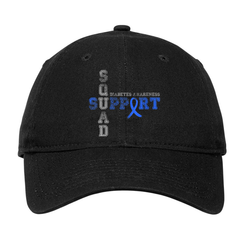 Womens Support Squad Type 1 Diabetes Awareness Ribbon V-neck Adjustable Cap by JennetteMichelleBrink | Artistshot