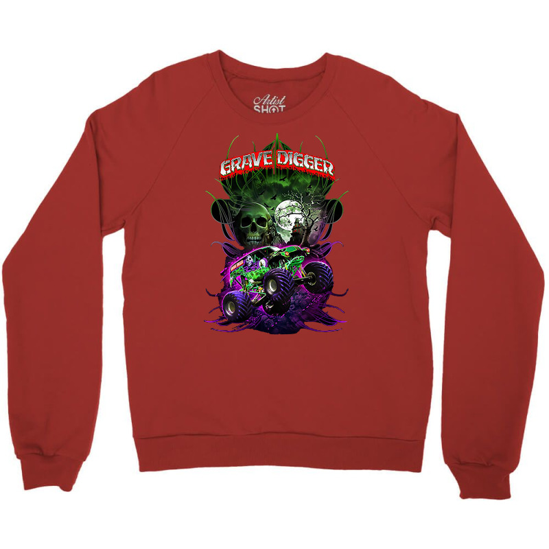 Grave Digger Monster Jam Monster Truck Crewneck Sweatshirt by nianaraegana | Artistshot