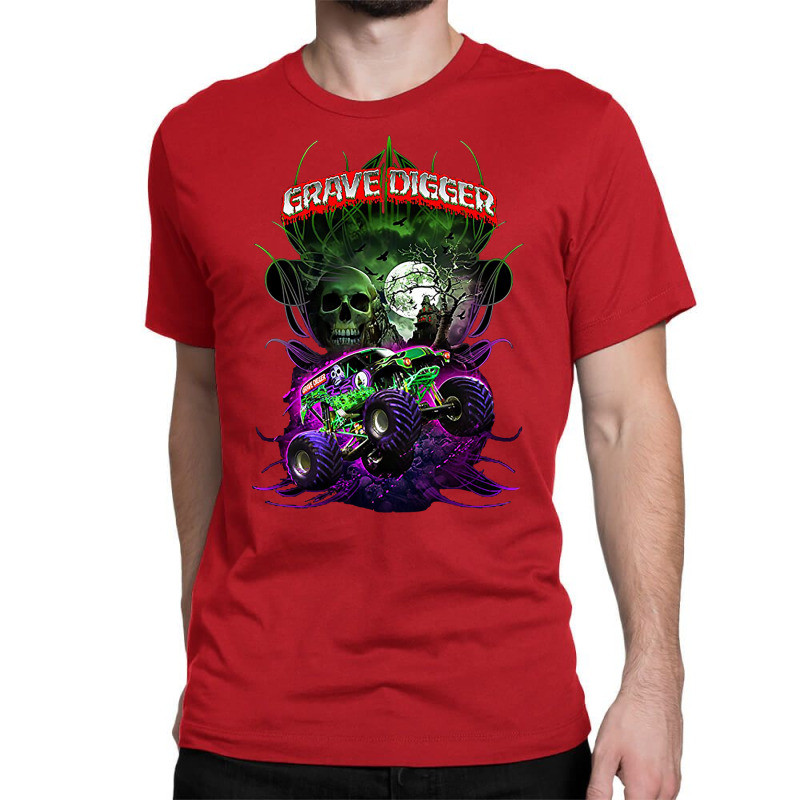 Grave Digger Monster Jam Monster Truck Classic T-shirt by nianaraegana | Artistshot