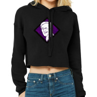 Flip Flop Hq Diamond Perk Inspired Splash Art Cropped Hoodie | Artistshot