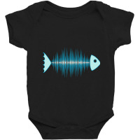 Trending Fish Bones Music Soundwave Baby Bodysuit | Artistshot