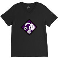 Technician Hq Diamond Perk Inspired Splash Art V-neck Tee | Artistshot