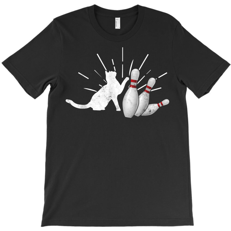 Alley Cat Tipping Pins Funny Bowling T Shirt T-shirt | Artistshot