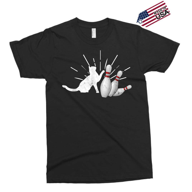 Alley Cat Tipping Pins Funny Bowling T Shirt Exclusive T-shirt | Artistshot