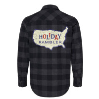 Holiday Rambler   Vintage Camper Series Flannel Shirt | Artistshot