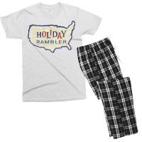 Holiday Rambler   Vintage Camper Series Men's T-shirt Pajama Set | Artistshot