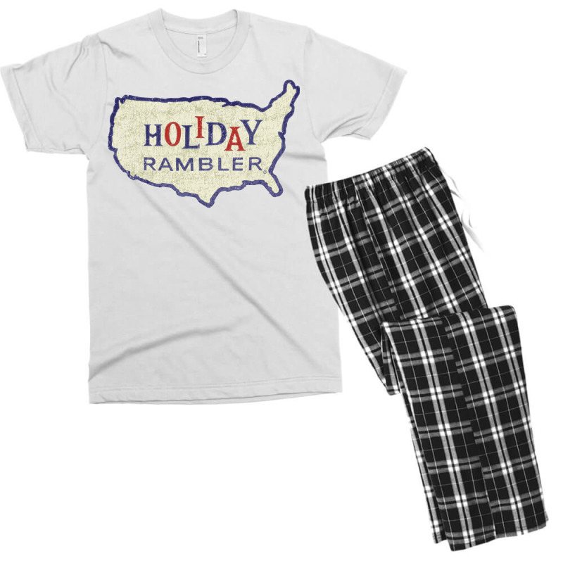 Holiday Rambler   Vintage Camper Series Men's T-shirt Pajama Set by nianaraegana | Artistshot