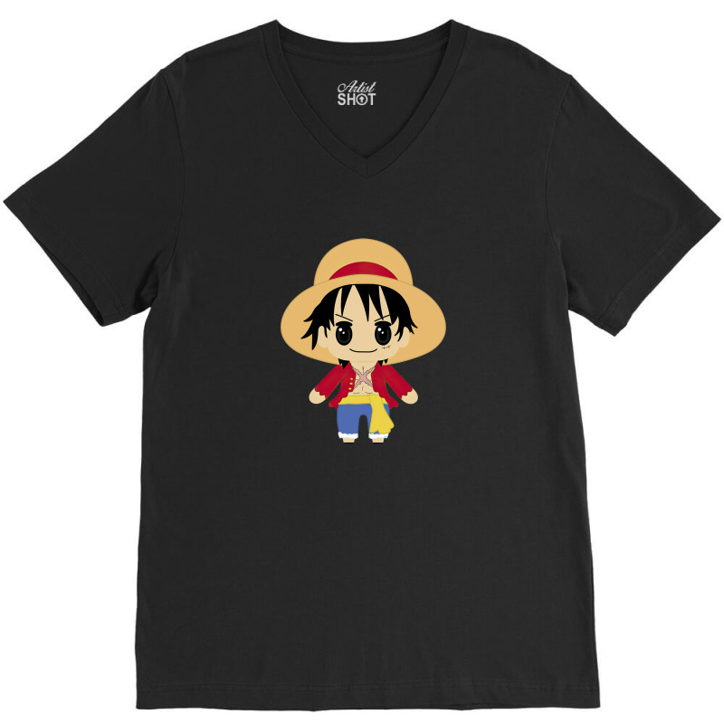 Anime Luffy V-neck Tee | Artistshot