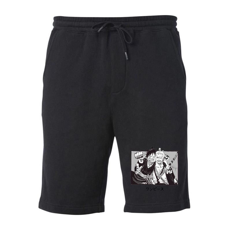 Luffy And Zoro   One Piece Fleece Short | Artistshot