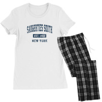 Saugerties South New York Ny Vintage Athletic Sports Design Women's Pajamas Set | Artistshot