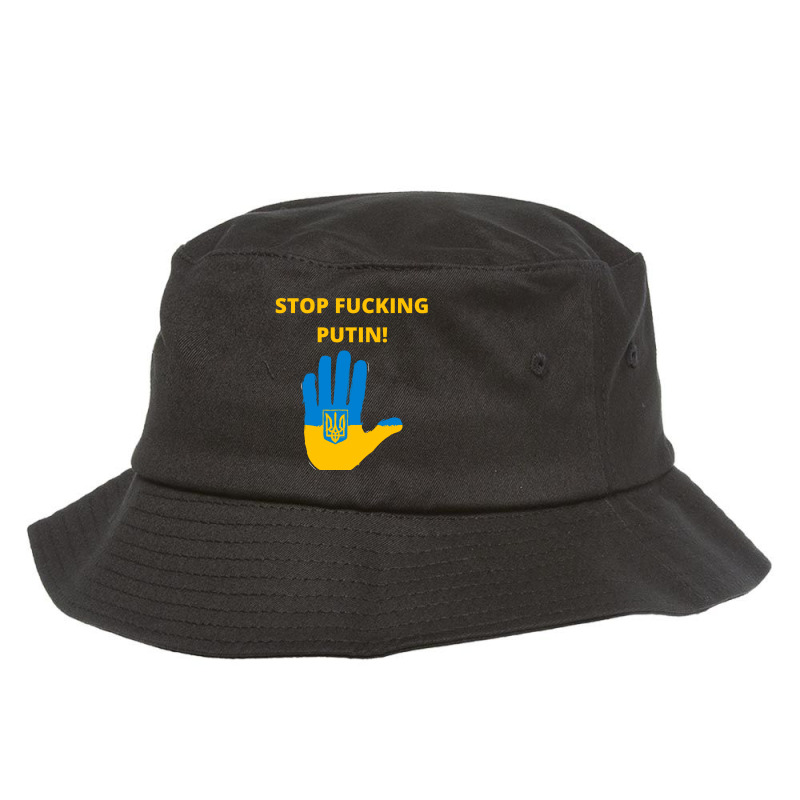 Stop F#cking Putin! Bucket Hat by wolfieDesign | Artistshot