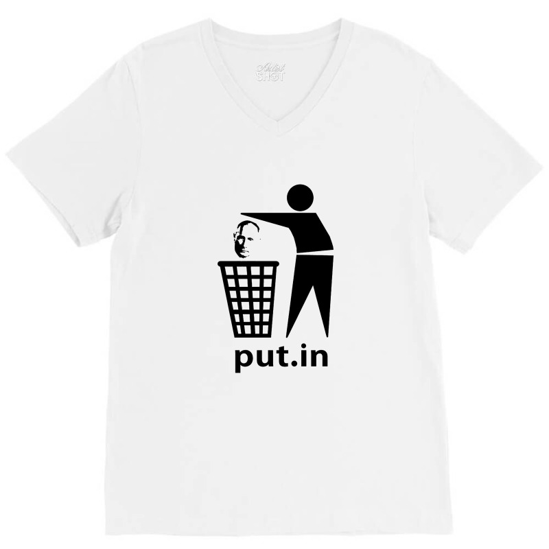 Put.in Trash V-Neck Tee by jadedward23 | Artistshot