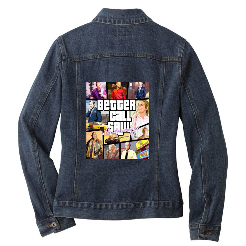 Grand Better Theft Call Auto Saul 4 Ladies Denim Jacket by ToryFahy | Artistshot